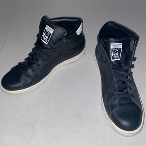 Adidas Stan Smith Black High Tops